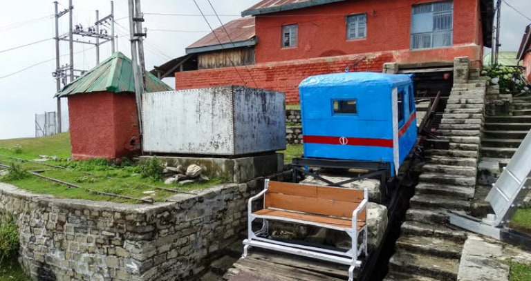 Winch Camp, Himachal Pradesh - haulage trolley system