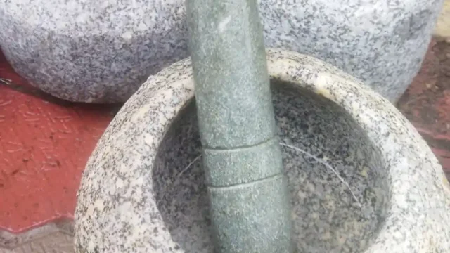 Himalayan Stone crafts mortar and pestle